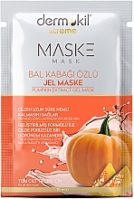 Düfte, Parfümerie und Kosmetik Gesichtsmaske-Gel mit Kürbisextrakt - Dermokil Pumpkin Extract Gel Mask (sachet)