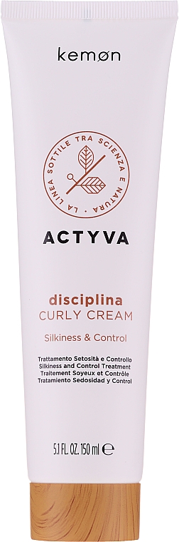 Haarfluid für brüchiges Haar - Kemon Actyva Disciplina Curly Cream — Bild N1