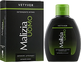 Gel für die Intimhygiene für Männer - Malizia Vetyver Uomo Intimate Wash — Bild N2