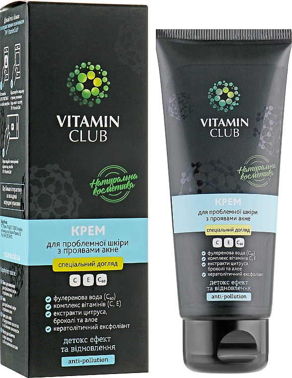 Creme für Problemhaut gegen Akne - VitaminClub — Bild N1
