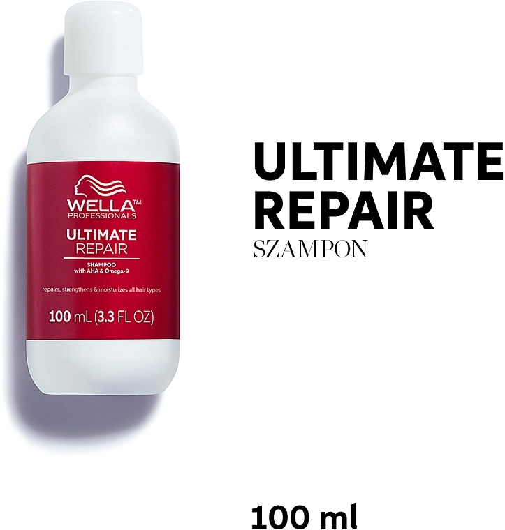 Shampoo für alle Haartypen - Wella Professionals Ultimate Repair Shampoo With AHA & Omega-9 — Bild N19