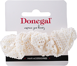 Düfte, Parfümerie und Kosmetik Scrunchie-Haargummi FA-5608 Weiße Spitze - Donegal