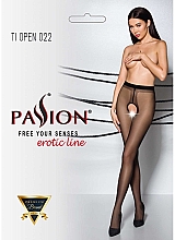 Düfte, Parfümerie und Kosmetik Erotische Strumpfhose mit Ausschnitt Tiopen 022 20 Den black/red - Passion