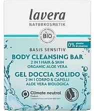 Düfte, Parfümerie und Kosmetik Feste Körper- und Haarseife - Lavera Body Cleansing Bar 2 in 1 Hair & Skin Organic Aloe Vera
