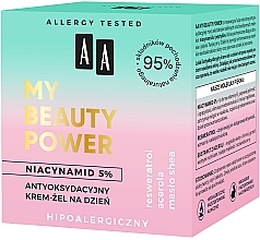 Antioxidatives Gesichtscreme-Gel für den Tag mit 5% Niacinamid - AA My Beauty Power Niacynamid 5% Antioxidant Day Cream-Gel — Bild N4