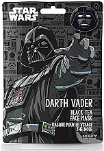 Düfte, Parfümerie und Kosmetik Revitalisierende Tuchmaske für das Gesicht mit Schwarztee-Extrakt Star Wars Darth Vader - Mad Beauty Star Wars Face Darth Vader