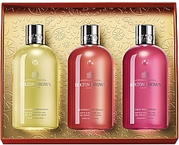 Düfte, Parfümerie und Kosmetik Molton Brown Floral & Spicy Body Care Gift Set - Duftset (Duschgel 3x300ml)