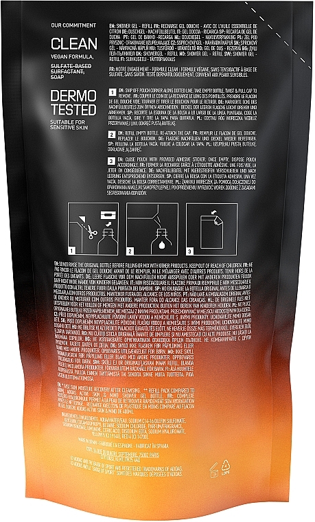 Duschgel für Männer - Adidas Energy Kick Shower Gel Refill — Bild N2