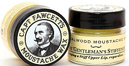 Schnurrbartpflegeset für Männer - Captain Fawcett Sandalwood (Schnurrbartwachs 15ml + Schnurrbartkamm) — Bild N3