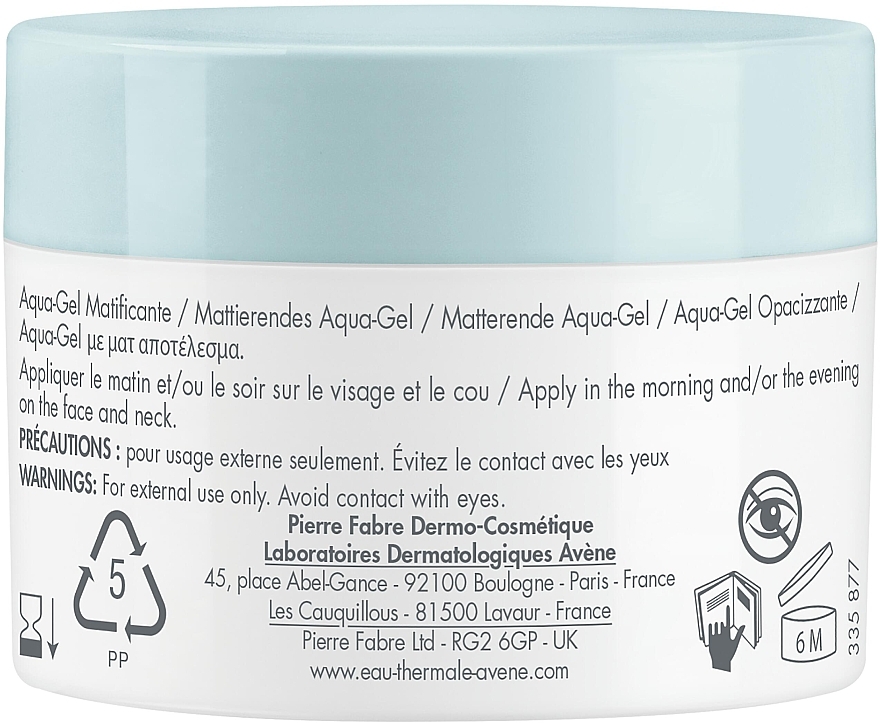 Avene Cleanance Mattifying Aqua-Gel - Mattierendes Aqua-Gel für das Gesicht  — Bild N2