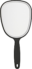 Düfte, Parfümerie und Kosmetik Spiegel mit Griff 28x13 cm grau - Titania