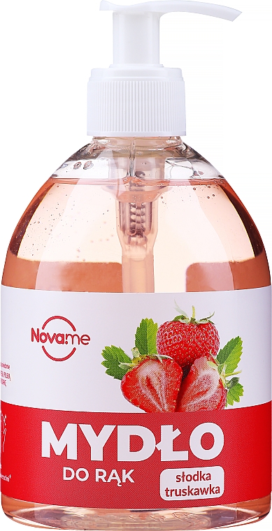Flüssigseife mit Erdbeerduft - Novame Sweet Strawberry Liquid Soap — Bild N1
