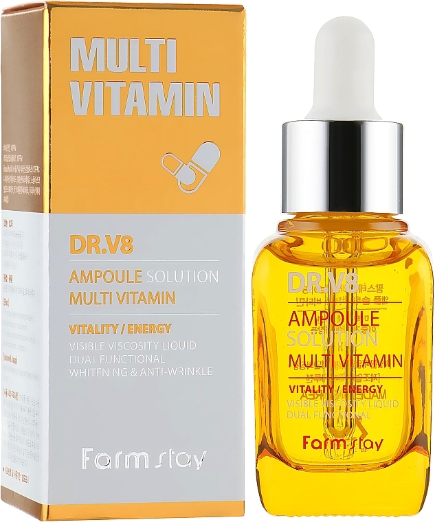 Gesichtsserum mit Vitamin - FarmStay DR-V8 Ampoule Solution Multi Vitamin — Bild N4