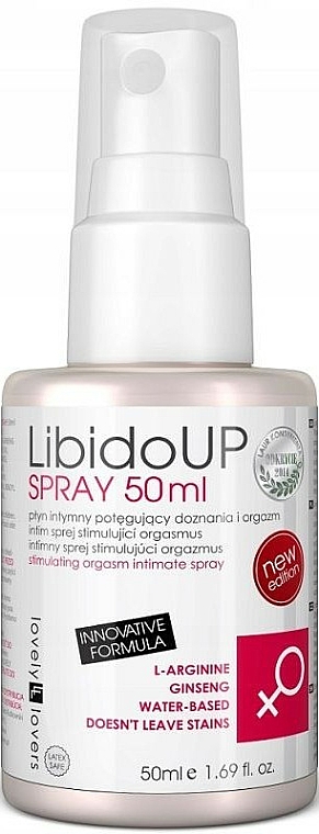 Intimspray für Frauen mit L-Arginin - Lovely Lovers LibidoUP Gel — Bild N1