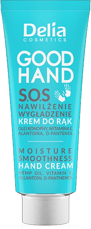 Feuchtigkeitsspendende und glättende Handcreme - Delia Good Hand S.O.S Moisture Smoothness Hand Cream