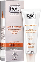 Düfte, Parfümerie und Kosmetik Sonnenschutzfluid für das Gesicht SPF 50 - RoC Soleil Protect High Tolerance Comfort Fluide SPF50
