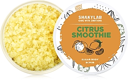 Düfte, Parfümerie und Kosmetik Zuckerpeeling für den Körper Citrus Smoothie - SHAKYLAB Sugar Natural Body Scrub
