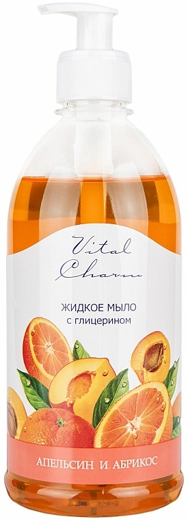 Flüssigseife Aprikose und Orange - Aqua Cosmetics — Foto N1