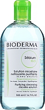 Klärendes, seboregulierendes und beruhigendes Mizellen-Reinigungswasser zum Abschminken für fettige und Mischhaut - Bioderma Sebium H2O Micellaire Solution — Bild N3