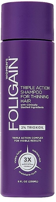 Anti-Haarausfall-Shampoo für Frauen - Foligain Women's Triple Action Shampoo For Thinning Hair — Bild N4