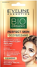 Düfte, Parfümerie und Kosmetik Aufhellendes enzymatisches Gesichtspeeling mit Bio AHA-Säuren und Ananas - Eveline Cosmetics Bio Organic Perfect Skin Illuminating Enzymatic Peeling