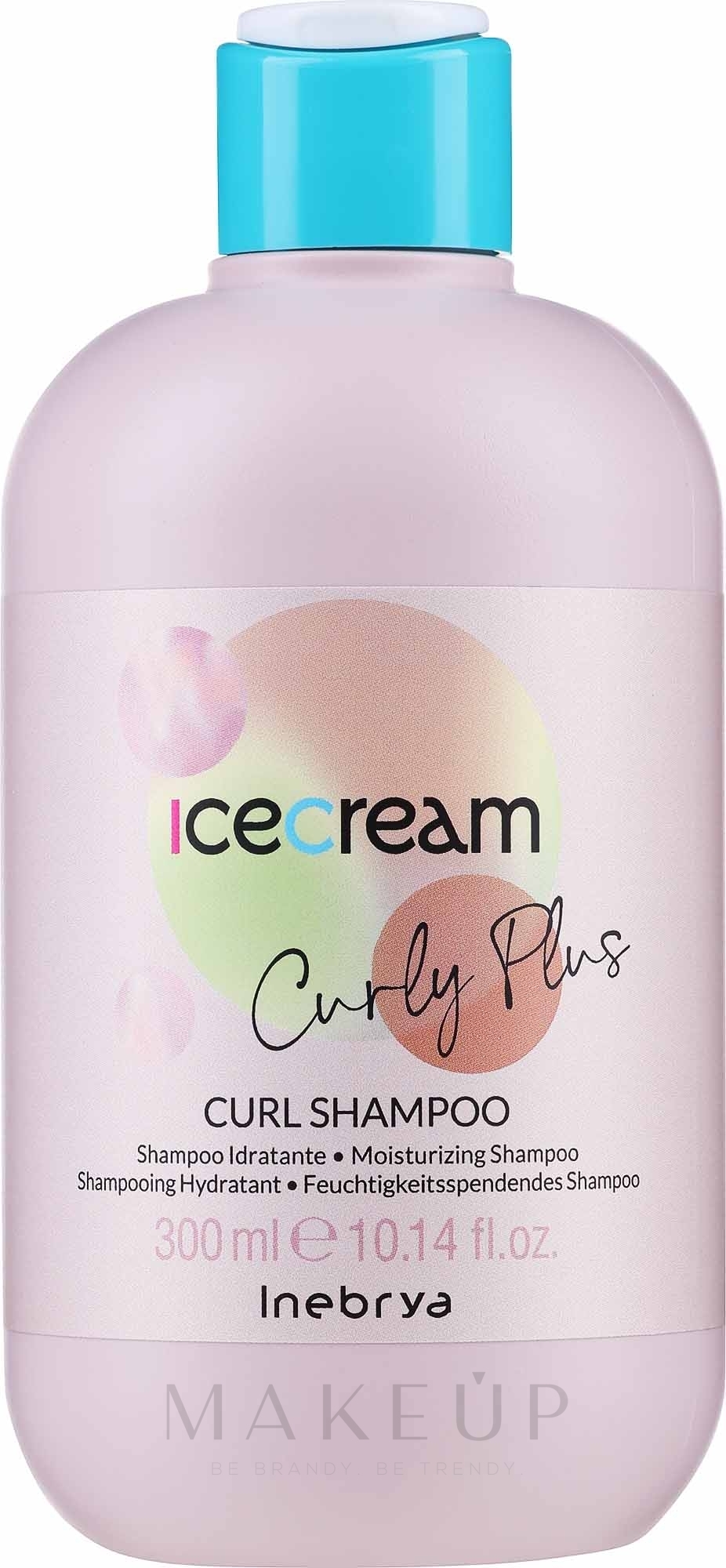 Pflegendes Shampoo für lockiges Haar - Inebrya Ice Cream Curly Plus Curl Shampoo — Bild 300 ml