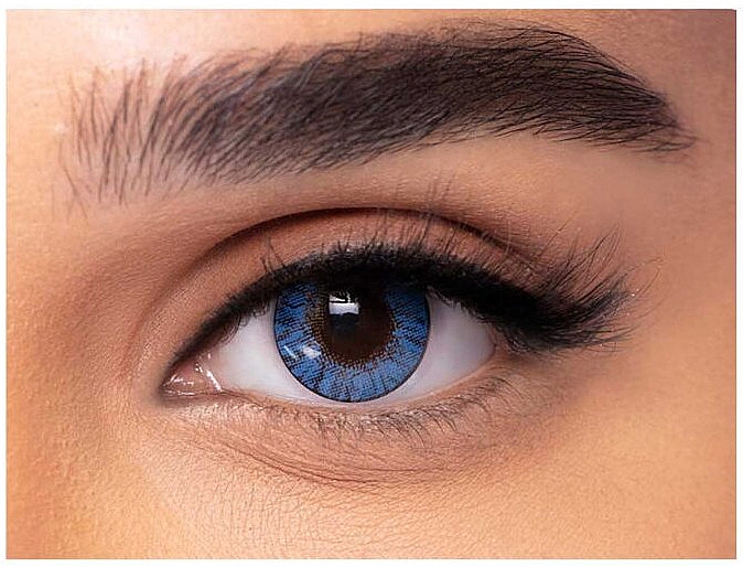 Farbige Kontaktlinsen 2 St. true sapphire - Alcon FreshLook Colorblends  — Bild N2