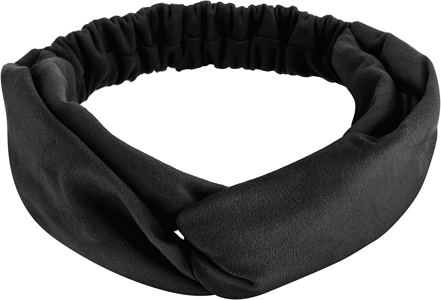 Haarband schwarz Suede Twist - MAKEUP Hair Accessories — Bild N1