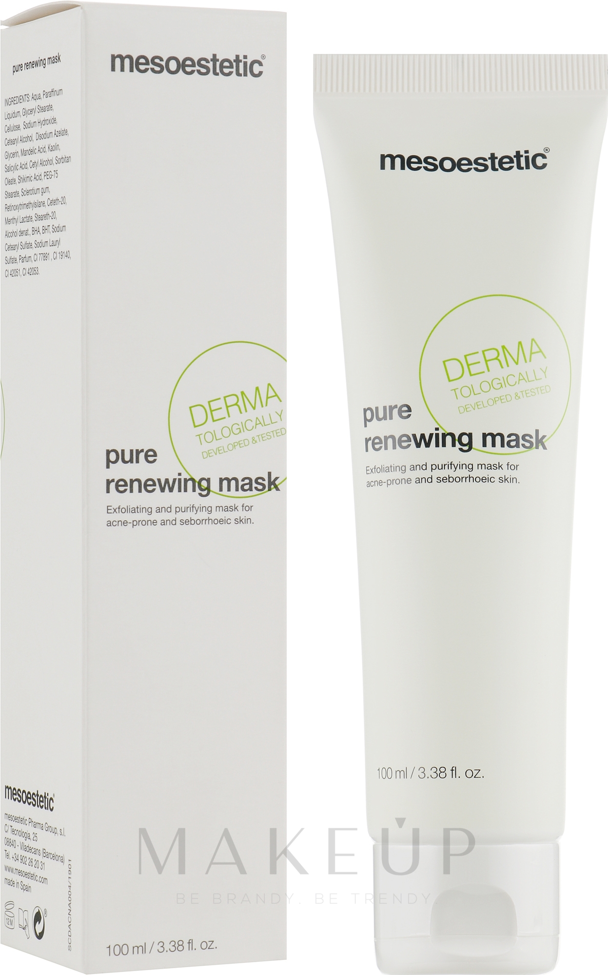 Reinigungsmaske - Mesoestetic Pure Renewing Mask — Bild 100 ml
