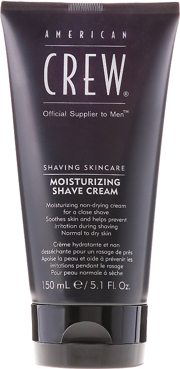 Feuchtigkeitsspendende Rasiercreme für normales bis trockenes Haut - American Crew Shaving Skincare Moisturing Shave Cream — Bild N1