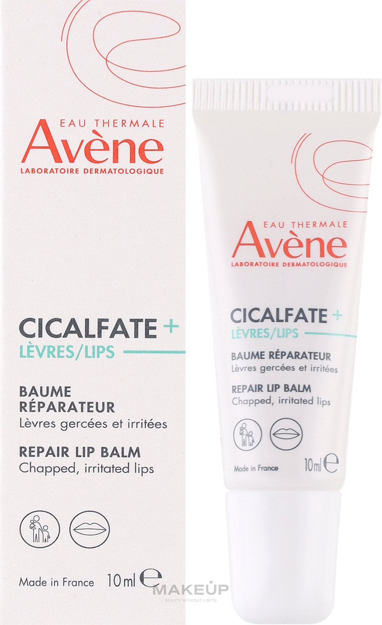 Revitalisierender Lippenbalsam - Avene Cicalfate Repair Lip Balm — Bild 10 ml