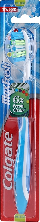 Zahnbürste mittel Max Fresh blau - Colgate Max Fresh Medium — Bild N1