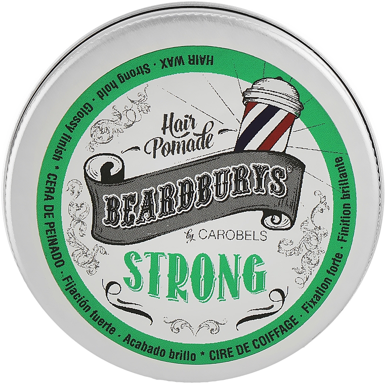 Haarpomade mit starkem Halt - Beardburys Strong Wax — Bild N1