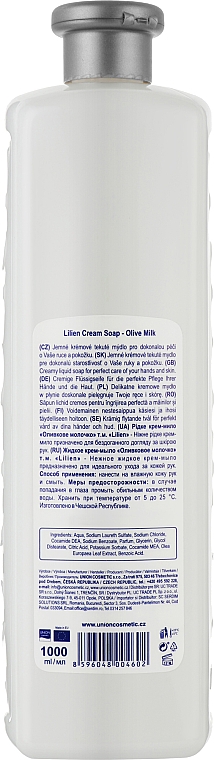 Flüssige Cremeseife "Olivenmilch" - Lilien Olive Milk Cream Soap (Austauschbare Patrone) — Bild N2