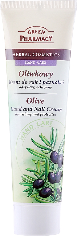 Nährende und schützende Hand- und Nagelcreme mit Olive - Green Pharmacy — Bild N3