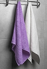 Gesichtstücher-Set weiß und lila Twins - MAKEUP Face Towel Set Lilac + White  — Bild N3