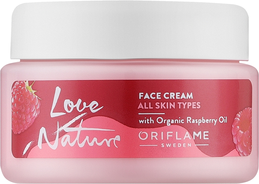 Gesichtscreme mit Bio-Himbeeröl - Oriflame Love Nature Sweet Delights Face Cream — Bild N1