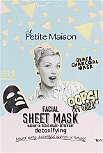 Düfte, Parfümerie und Kosmetik Entgiftende Tuchmaske für das Gesicht - Petite Maison