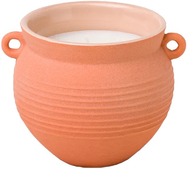 Duftkerze Roher Ton und Birne - Paddywax Santorini Ceramic Candle Raw Clay & Pear — Bild N1