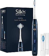 Düfte, Parfümerie und Kosmetik Elektrische Zahnbürste - Silk'n Sonic You Dark Blue 