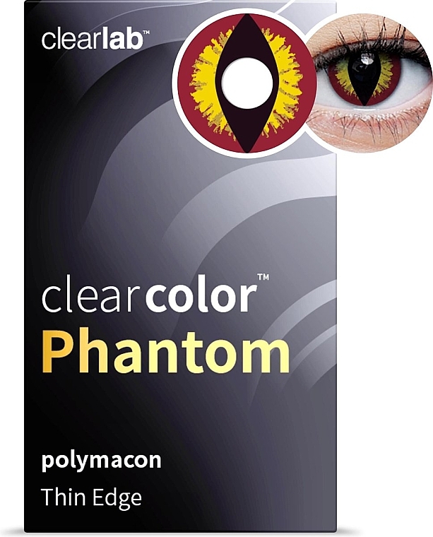 Farbige Kontaktlinsen 2 St. - Clearlab ClearColor Phantom Banshee — Bild N3