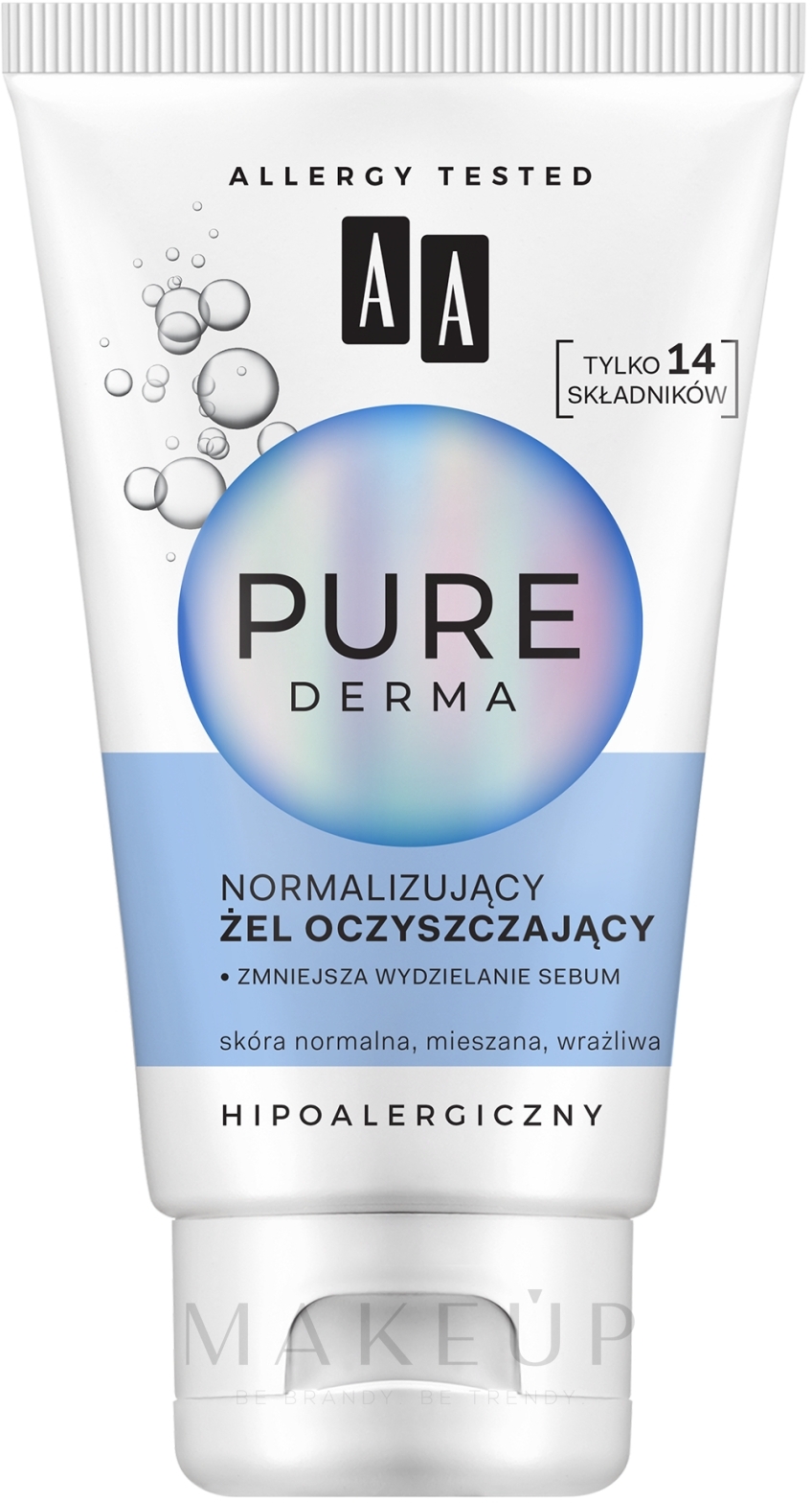 Normalisierendes Reinigungsgel für das Gesicht - AA Pure Derma — Bild 150 ml