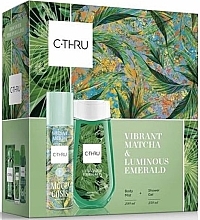 Düfte, Parfümerie und Kosmetik Set - C-Thru Vibrant Matcha + Luminous Emerald (b/spr/200ml + sh/gel/250ml)