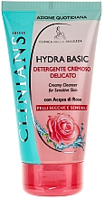 Düfte, Parfümerie und Kosmetik Beruhigende Gesichtsreinigungcreme zum Abschminken mit Rosenwasser - Clinians Hydra Basic Sensitive