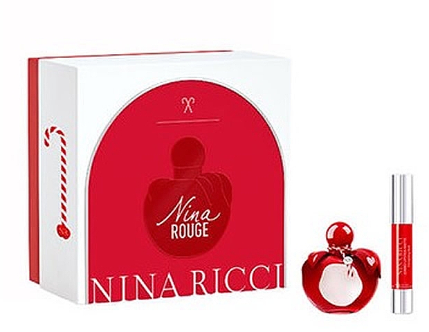 Duftset - Nina Ricci Nina Rouge (Eau de Toilette 50ml + Lippenstift 2,5g) — Bild N1