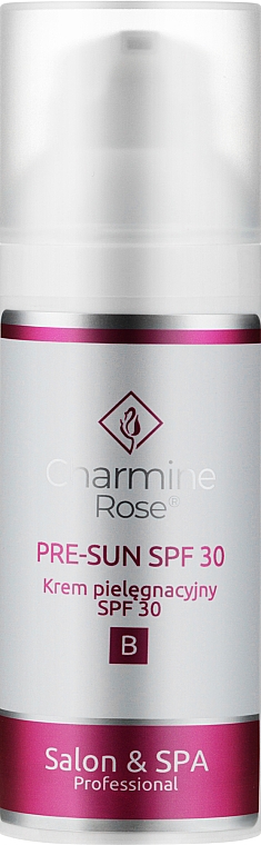 Feuchtigkeitsspendende und sonnenschutzende Tagescreme nach medizinischen Eingriffen - Charmine Rose Pre-Sun SPF 30 — Bild N1