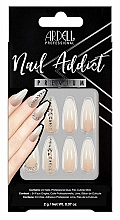 Düfte, Parfümerie und Kosmetik Falsche Nägel - Ardell Nail Addict Premium Artifical Nail Set Nude Light Crystals