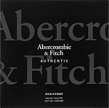 Abercrombie & Fitch Authentic Men - Duftset (Eau de Toilette 100ml + Eau de Toilette 15ml + Duschgel 200ml)  — Bild N1