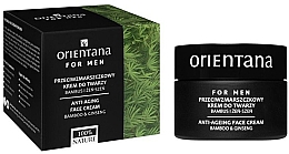 Düfte, Parfümerie und Kosmetik Anti-Falten-Gesichtscreme für Männer mit Bambus und Ginseng - Orientana Bamboo And Ginseng Anti-Ageing Face Cream