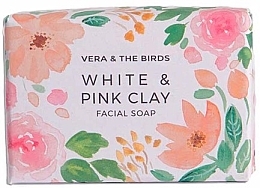 Gesichtsseife mit weißer und rosa Tonerde - Vera And The Birds White & Pick Clay Facial Soap — Bild N1